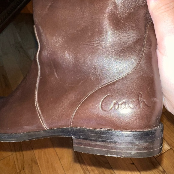 Coach Cheyenne Leather Boots - Picture 4 of 5